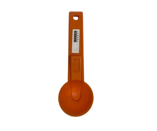 Servidor de Nieve de Helado de Plástico Color Naranja | 19 cm, 34 g – Ligero y Práctico