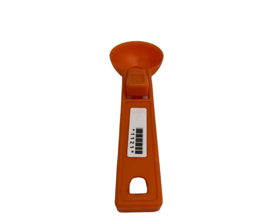 Servidor de Nieve de Helado de Plástico Color Naranja | 19 cm, 34 g – Ligero y Práctico