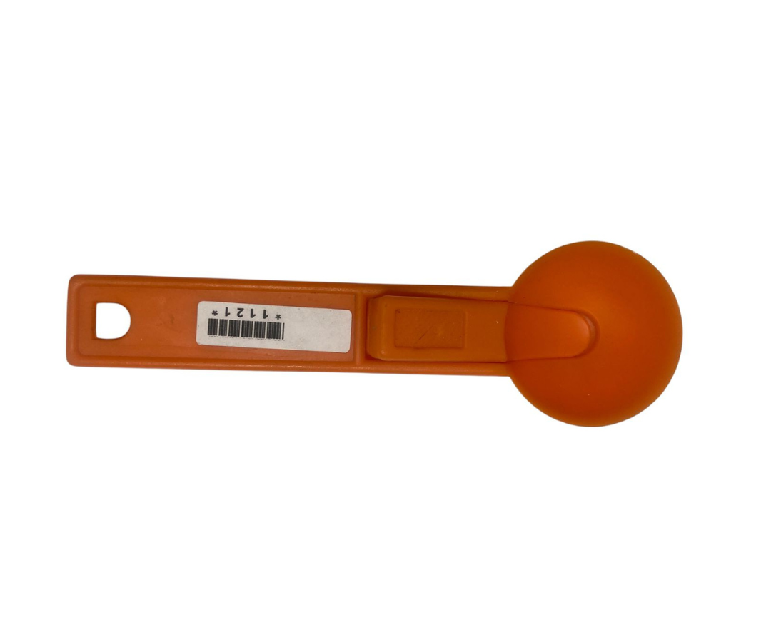 Servidor de Nieve de Helado de Plástico Color Naranja | 19 cm, 34 g – Ligero y Práctico