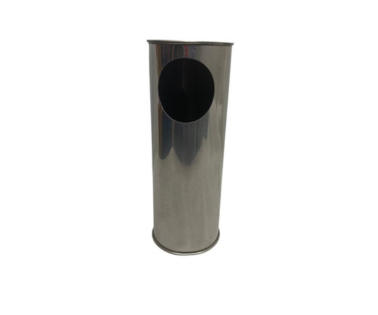 Popotero Inoxidable Redondo Grande | 11 x 30 cm – 484 g – Amplio y Resistente