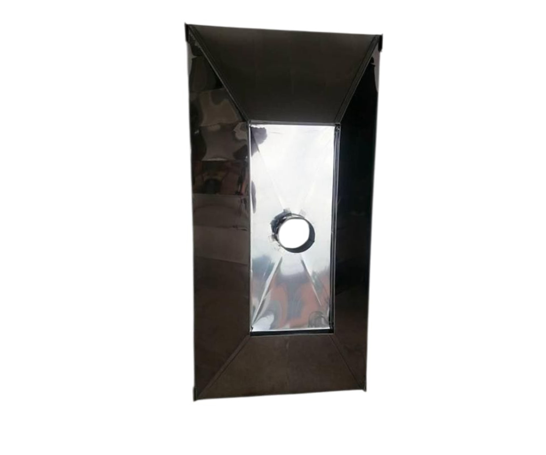 Campana Extractora Inoxidable | 2.00 x 1.00 m – Salida de 8”