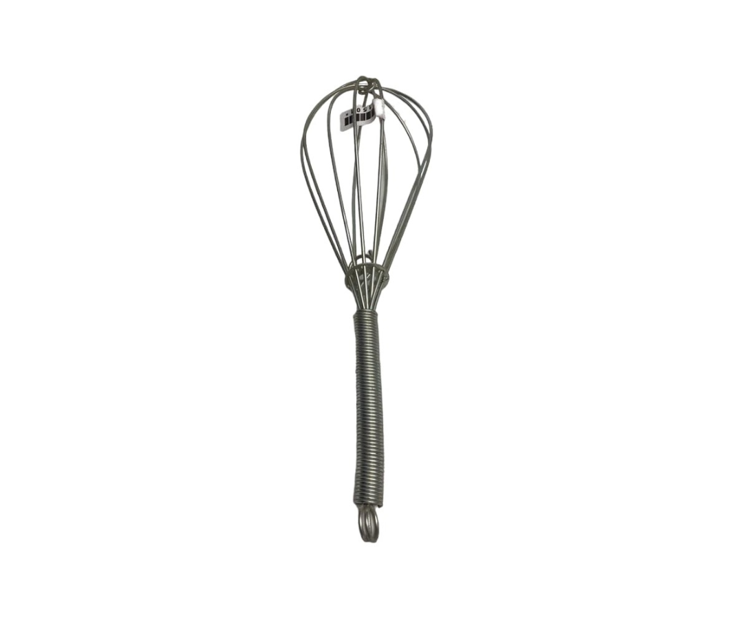 Batidor de Globo Galvanizado #1 | 26 cm, 104 g – Resistente, Ligero y Eficiente