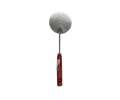 Espumadera Cromada | 33 cm largo, Ø11 cm, 106 g – Resistente y Práctica