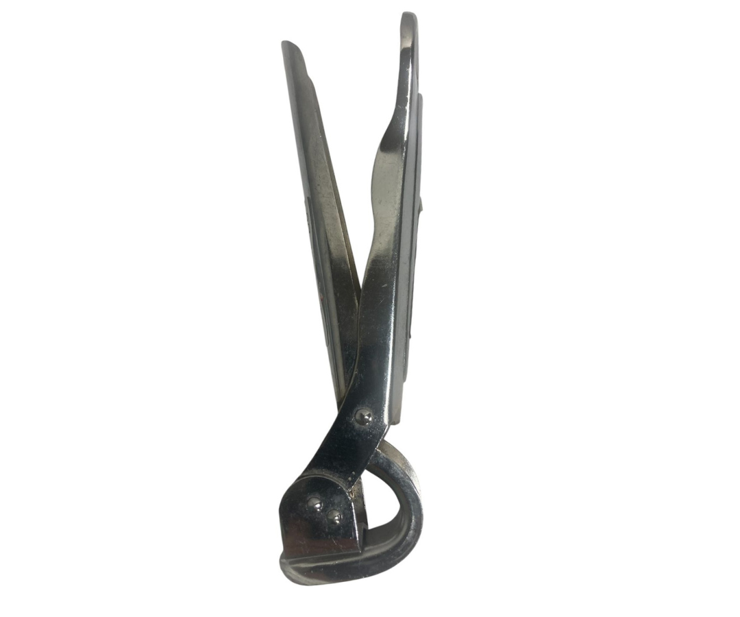 Pinza Porta Caliente Inoxidable | 16 cm, 126 g – Segura y Resistente