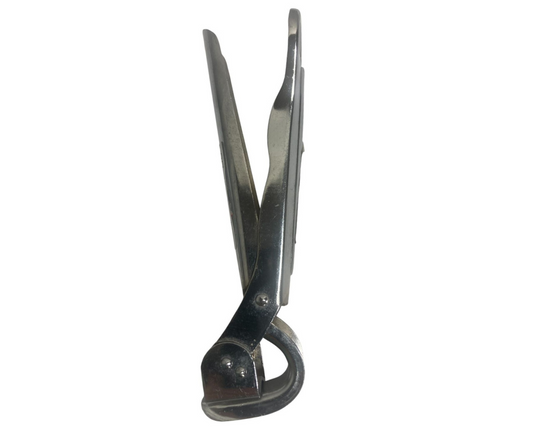 Pinza Porta Caliente Inoxidable | 16 cm, 126 g – Segura y Resistente