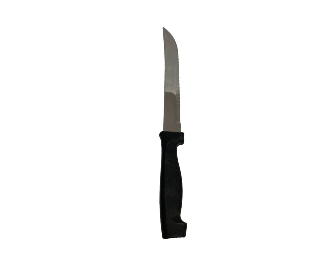 Cuchillo de Sierra Serazu 9162-6 | 27 cm, 62 g – 6" Negro, Corte Preciso y Seguro