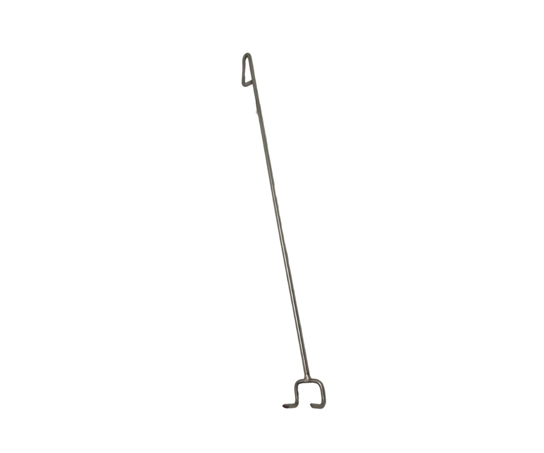 Gancho de Alambrón para Carnitas Cromado | 70 cm – 354 g – Firme y Resistente