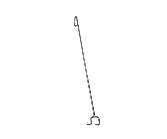 Gancho de Alambrón para Carnitas Cromado | 70 cm – 354 g – Firme y Resistente