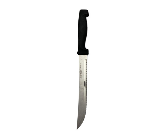 Cuchillo de Sierra Serazu 9164-8 | 32 cm, 78 g – 8" Negro, Corte Profesional y Seguro