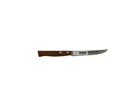 Cuchillo de Sierra Tramontina | 20 cm, 26 g – Mango de Madera Café, Cortes Precisos