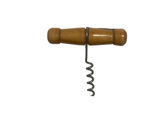 Sacacorcho de Madera Económico | 10 cm, 26 g – Compacto y Práctico