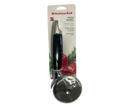 Cortador de Pizza KitchenAid Profesional | Mango Ergonómico Negro, 28 cm