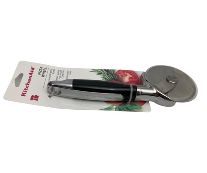 Cortador de Pizza KitchenAid Profesional | Mango Ergonómico Negro, 28 cm