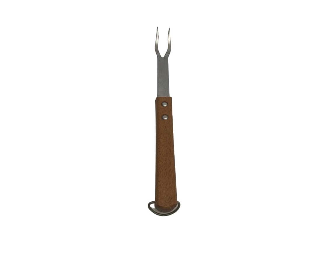 Gancho Inoxidable para Carnitas Plano #1 | 38 cm – 170 g – Preciso y Resistente
