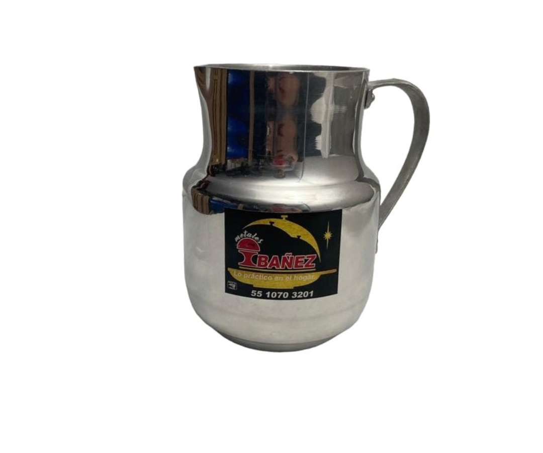 Pocillo de Aluminio #12 | 12 cm diámetro x 19 cm alto – 386 g – Resistente y Funcional