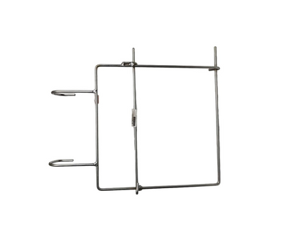 Porta Rollo de Bolsa Doble de Acero Inoxidable | 43 x 30 cm – 536 g – Resistente y Práctico