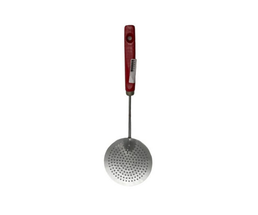 Espumadera Cromada | 33 cm largo, Ø11 cm, 106 g – Resistente y Práctica
