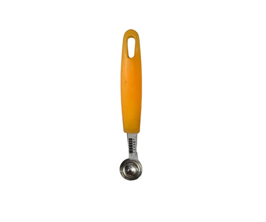 Sacabola Inoxidable con Mango de Polipropileno Color Naranja | 19 cm, 40 g – Ligero y Ergonómico
