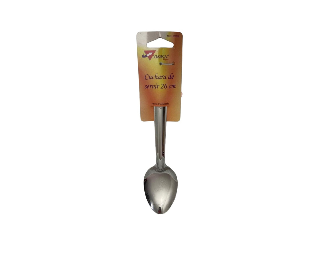 Cuchara de Servicio 26 cm Vianca Acero Inoxidable | Resistente y Elegante