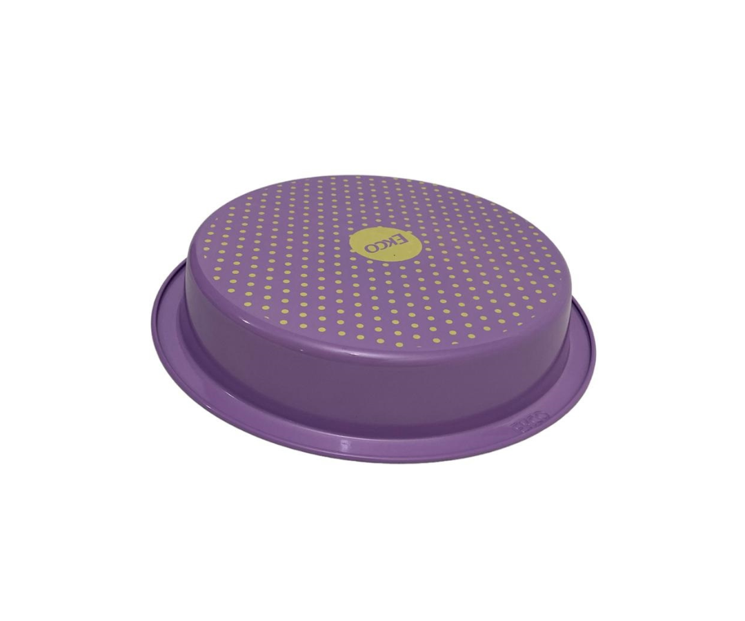 Molde Redondo para Pastel Ecko | 23 cm diámetro x 4 cm alto – 182 g – Antiadherente y Resistente