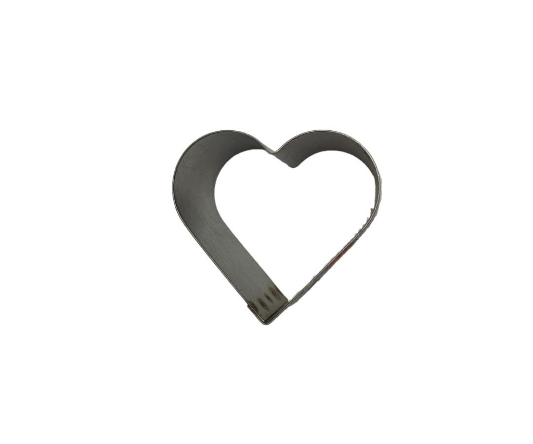 Molde de Acero Inoxidable Forma de Corazón | 8 cm x 4.5 cm, 64 g – Romántico y Duradero