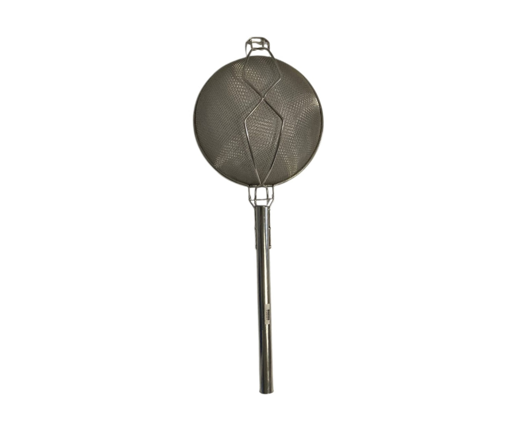 Coladera Inoxidable Profesional | 30 cm – Mango de Acero Inoxidable