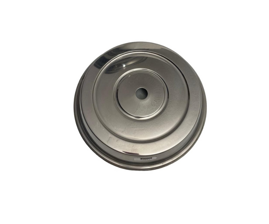 Cubre Plato de Acero Inoxidable | 32 cm diámetro x 6 cm alto – 536 g – Protege
