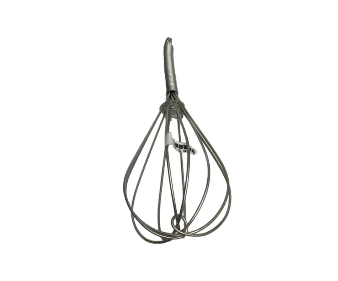 Batidor de Globo Galvanizado #1 | 26 cm, 104 g – Resistente, Ligero y Eficiente
