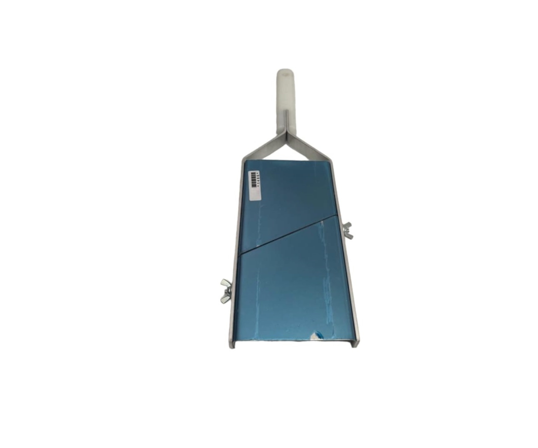 Rebanador de Papas Inoxidable con Mango de Plástico Mediano | 42.5 x 11 cm – 416 g – Práctico y Eficiente