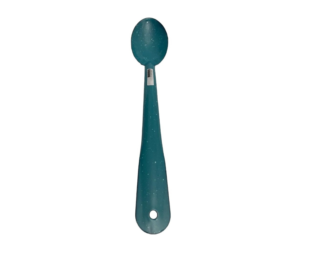 Cuchara de Peltre #4 Azul 44 cm | Resistente y Perfecta para Ollas Grandes