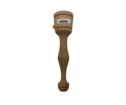 Machacador de Madera para Frijol | 22.5 cm x Ø6 cm, 172 g – Resistente y Tradicional