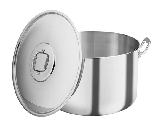 Olla Alta Recta Vasconia Acorazada 60L | Aluminio 4mm, Uso Industrial