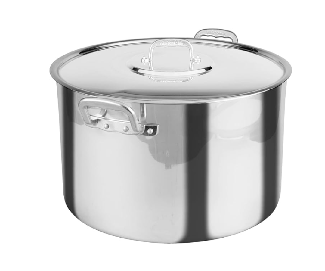 Olla Alta Recta Vasconia Acorazada 60L | Aluminio 4mm, Uso Industrial