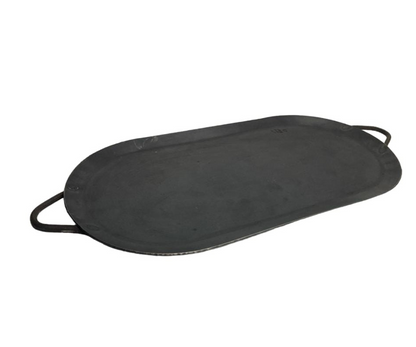 Comal de Placa Ovalado #2 | 22 x 43 cm – 1,108 g – Resistente y Versátil