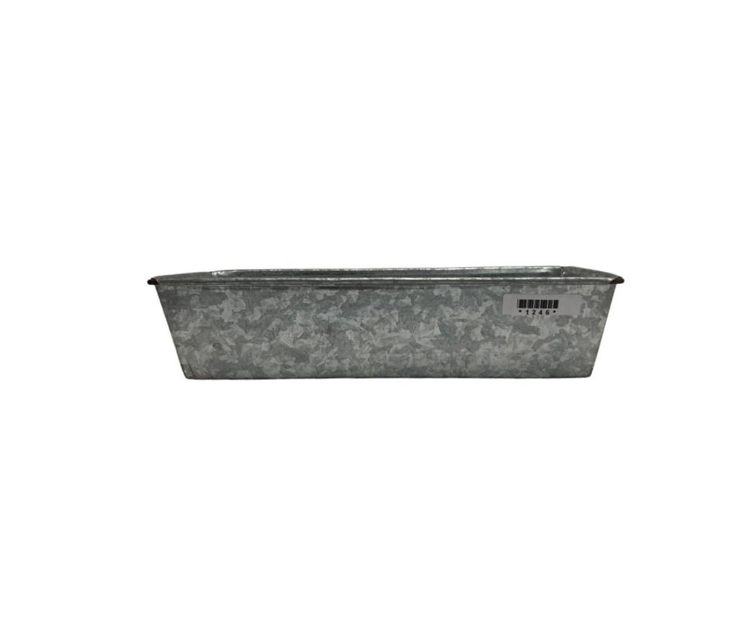 Molde Galvanizado Rectangular #3 | 11.5 x 27 cm – 218 g – Resistente y Funcional