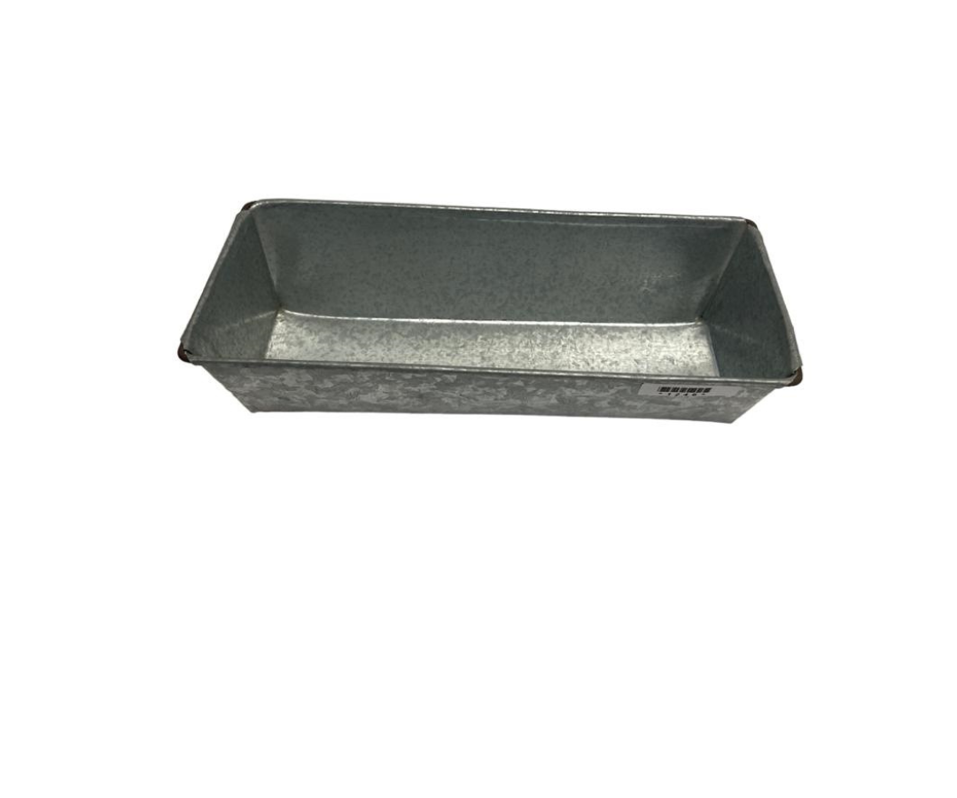 Molde Galvanizado Rectangular #3 | 11.5 x 27 cm – 218 g – Resistente y Funcional
