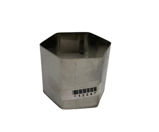 Cortador de Acero Inoxidable Forma Hexagonal | 7 cm x 6 cm, 58 g – Preciso y Duradero