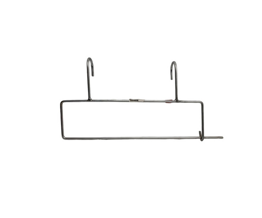 Porta Rollo de Bolsa de Acero Inoxidable | 40 x 24 cm – 194 g – Compacto y Resistente