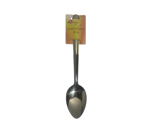 Cuchara de Servicio 36 cm Vianca Acero Inoxidable | Extra Larga, Resistente y Profesional