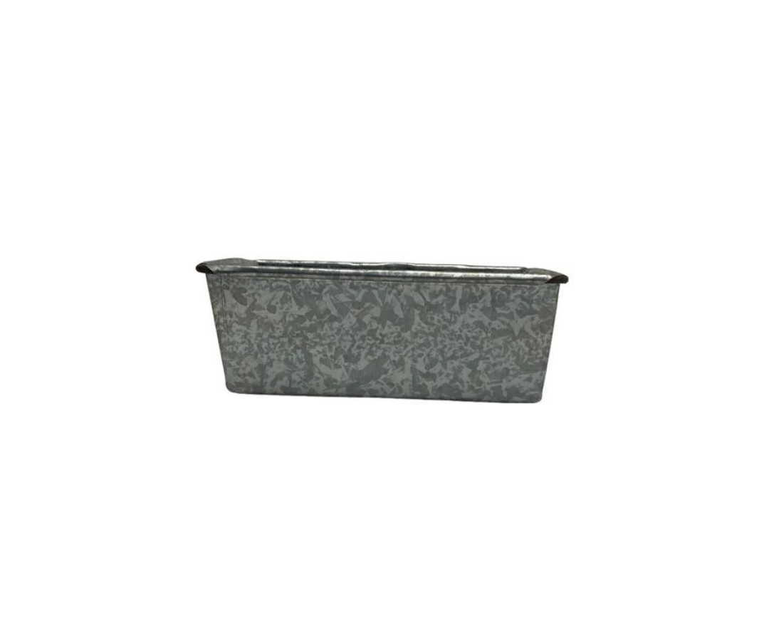 Molde Galvanizado Rectangular Pequeño | 14.5 x 9 cm – 130 g – Resistente y Práctico