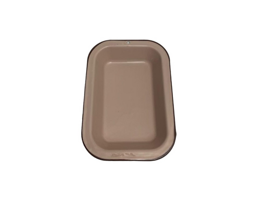 Platón de Peltre Mediano | 26 x 18.5 cm – 324 g – Durable y Versátil