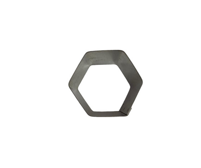 Cortador de Acero Inoxidable Forma Hexagonal | 7 cm x 6 cm, 58 g – Preciso y Duradero
