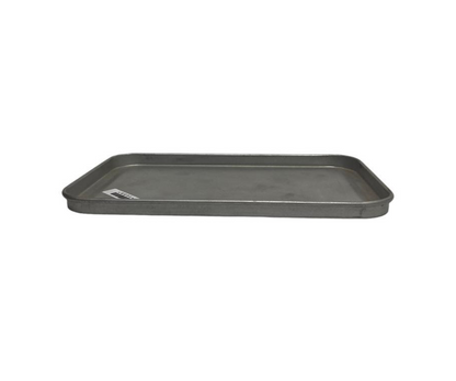 Charola Galvanizada Troquelada | 24 x 14.5 cm – 132 g – Versátil y Funcional