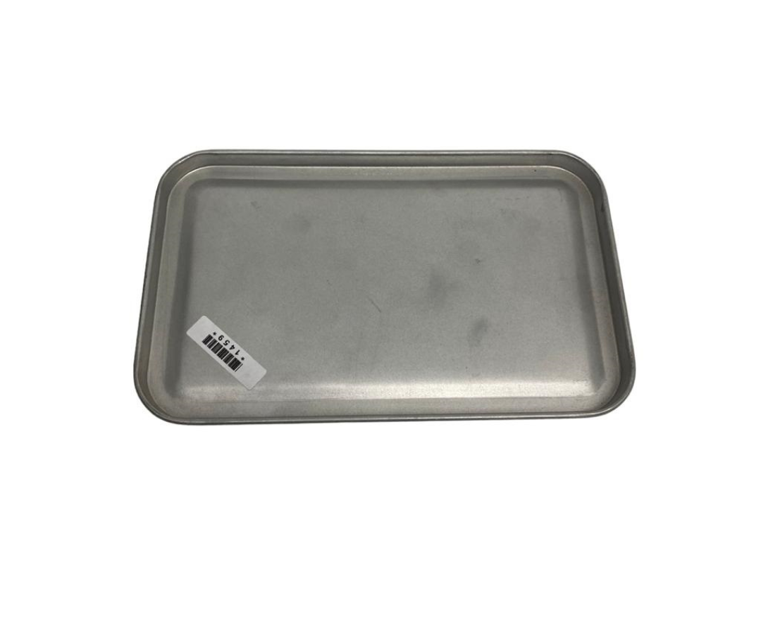 Charola Galvanizada Troquelada | 24 x 14.5 cm – 132 g – Versátil y Funcional