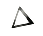 Molde de Acero Inoxidable Forma Triangular | 7.5 cm x 5.8 cm, 62 g – Creativo y Resistente