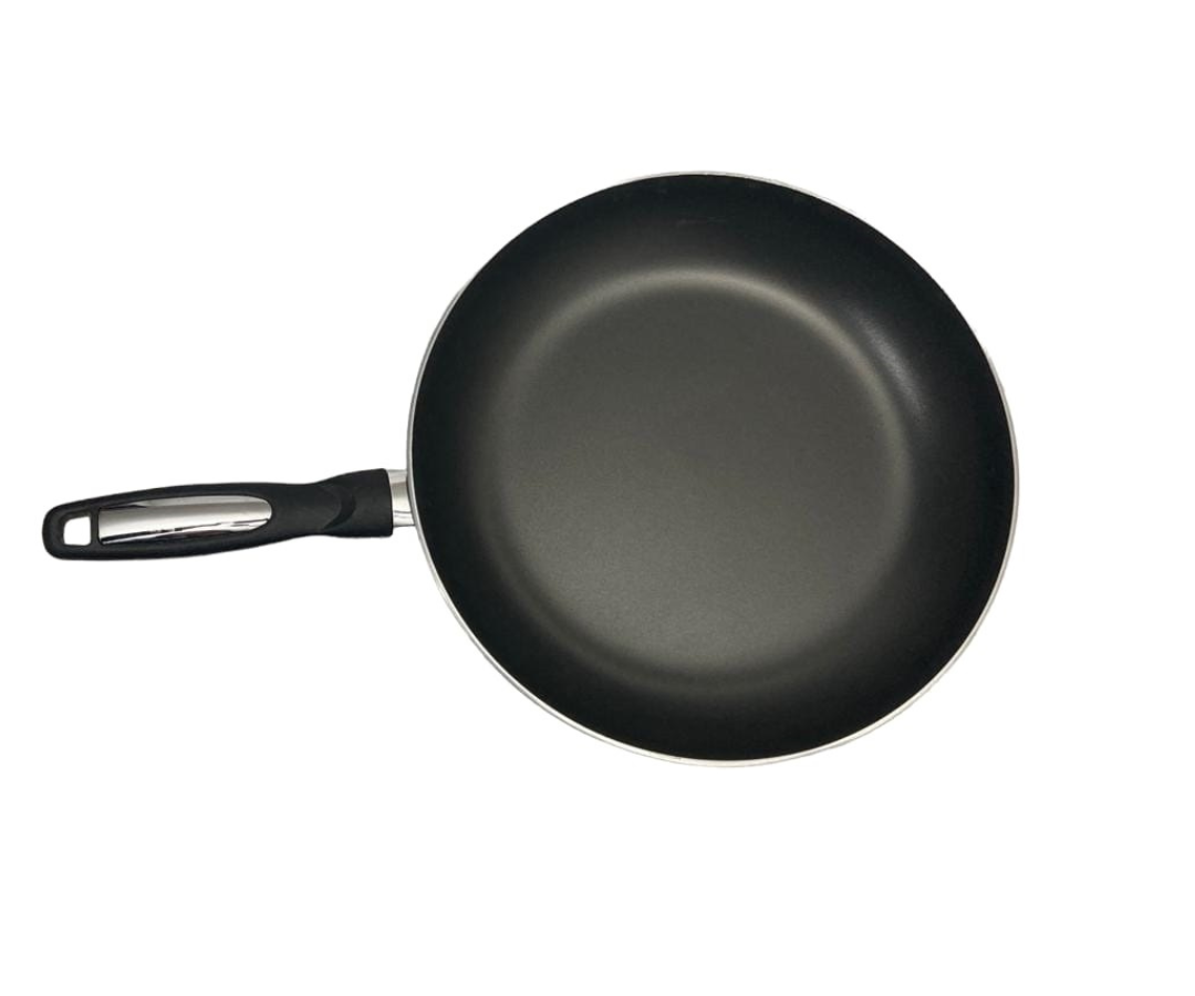 Sartén Vasconia Teflón 30 cm | 776 g – Antiadherente, Color Negro