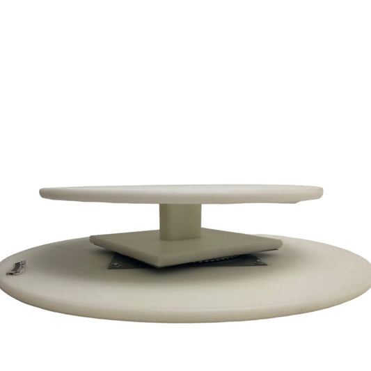 Base Giratoria para Pastel de Plástico | 40 cm y 30 cm – 2,230 g – Estable y Práctica