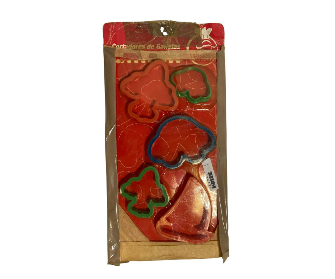 Juego de Cortadores de Galletas Belle Cuisine 5 Piezas | 32 x 17 cm, 64 g – Creativo y Versátil
