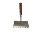 Hamburguesera Inoxidable Perforada con Mango de Madera | 40 x 27 cm – 258 g – Resistente y Funcional