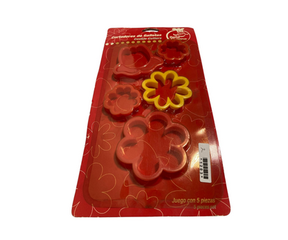 Juego de Cortadores de Galletas Belle Cuisine 5 Piezas | 32 x 17 cm, 64 g – Creativo y Versátil (Copia)